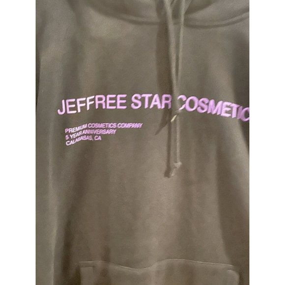 Jeffree Star Cosmetics 5 Year Anniversary Candy Hearts Hoodie Sweatshirt Black L - Picture 3 of 6